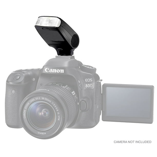 TTL Bounce Swivel Head Compact Flash for Canon EOS Rebel SL2 